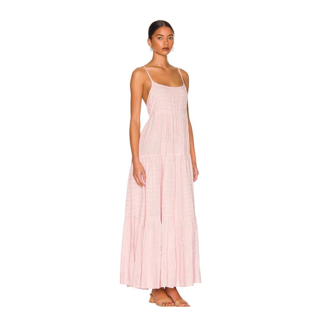 L*SPACE Revolve Santorini Maxi Dress Size XS Rose Quartz New Barbiecore - Premium from L*SPACE - Just $159.0! Shop now at Finds For You