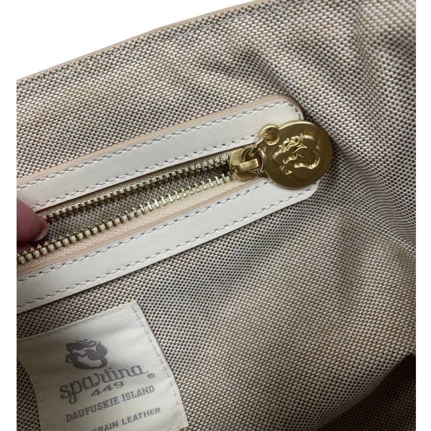 Spartina 446 Bamboo Moon Layla Woven Leather Shoulder Bag Handbag - Premium from Spartina 449 - Just $189.00! Shop now at Finds For You