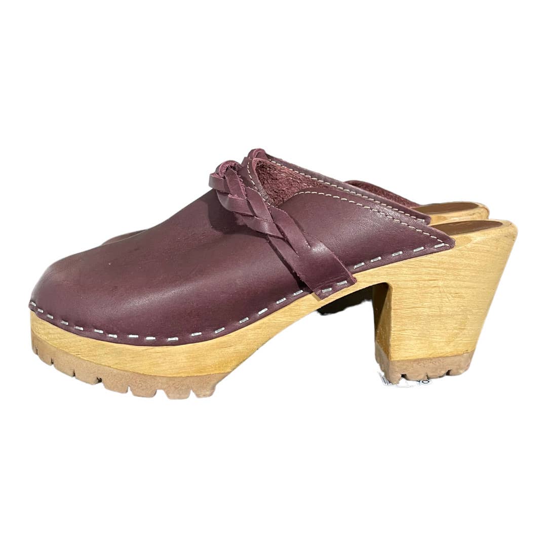 Mia Elsa Clogs Mule Slip On Shoes Braided Size 39 EU 9 USWine - Premium from MIA - Just $85.0! Shop now at Finds For You