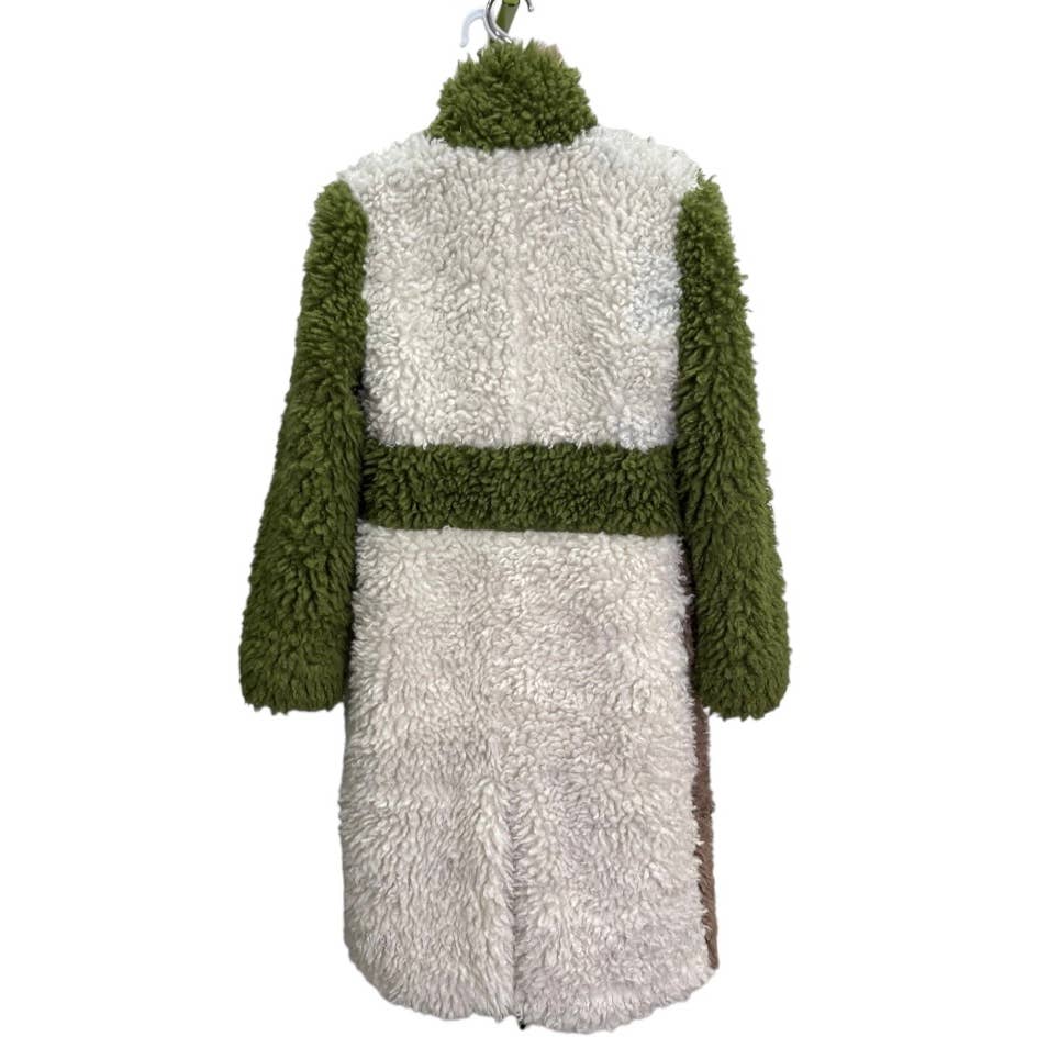 Anthropologie Hutch Audrey Colorblock Faux Fur Coat Size XS - Premium from Anthropologie - Just $279.0! Shop now at Finds For You