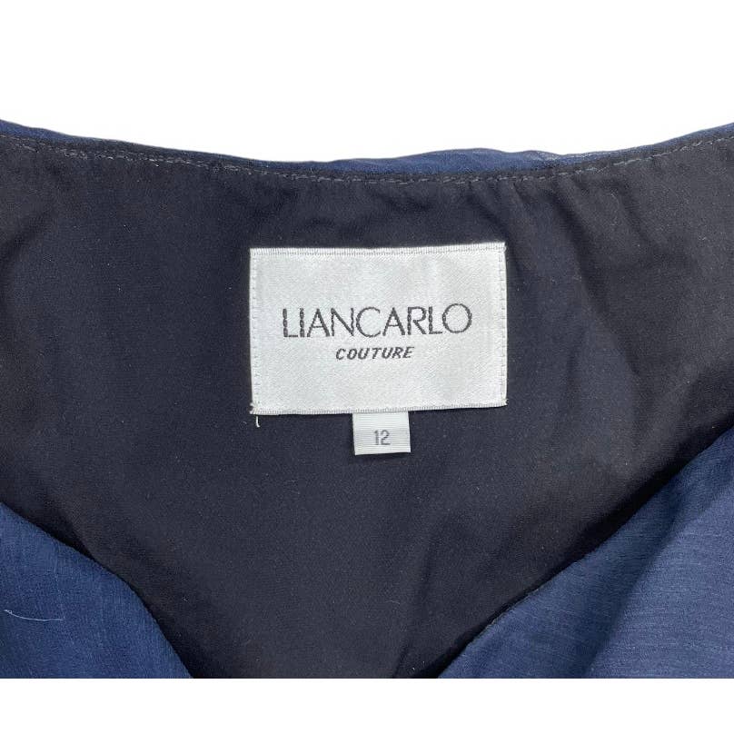 Liancarlo Couture Rippled Silk Dress Size 12 - Premium from Liancarlo - Just $139.0! Shop now at Finds For You