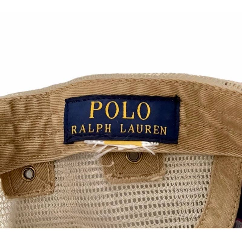 Polo Ralph Lauren Patchwork Madras Longbill Cap Hat - Premium from Polo Ralph Lauren - Just $94.0! Shop now at Finds For You
