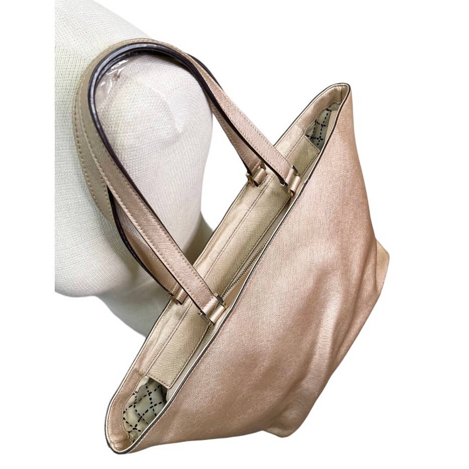 Kate Spade Rose Gold Saffiano Leather Tote Handbag Bag - Premium from Kate Spade - Just $79.0! Shop now at Finds For You