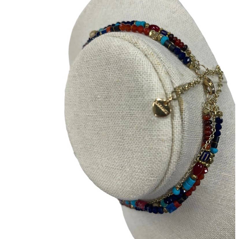 Free People Boho Multi Stand Evil Eye Necklace New - Premium from Free People - Just $65.0! Shop now at Finds For You