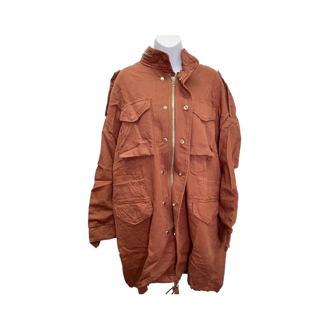 Free People x Sandrine Rose Utility Jacket Coat Size M Carrob New - Premium from Free People - Just $159.00! Shop now at Finds For You