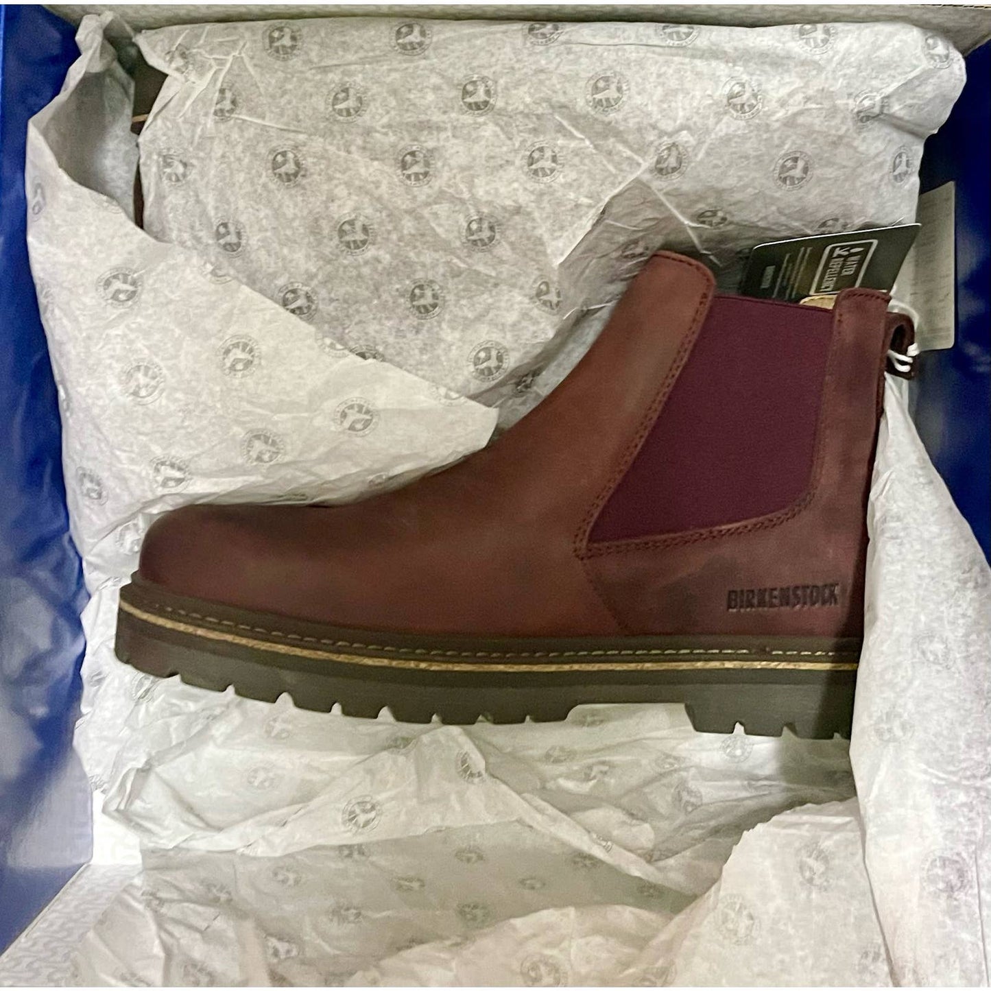 Birkenstock Stalon II Oiled Leather Chelsea Boots Size 40 9L Burgundy New - Premium from Birkenstock - Just $209.0! Shop now at Finds For You