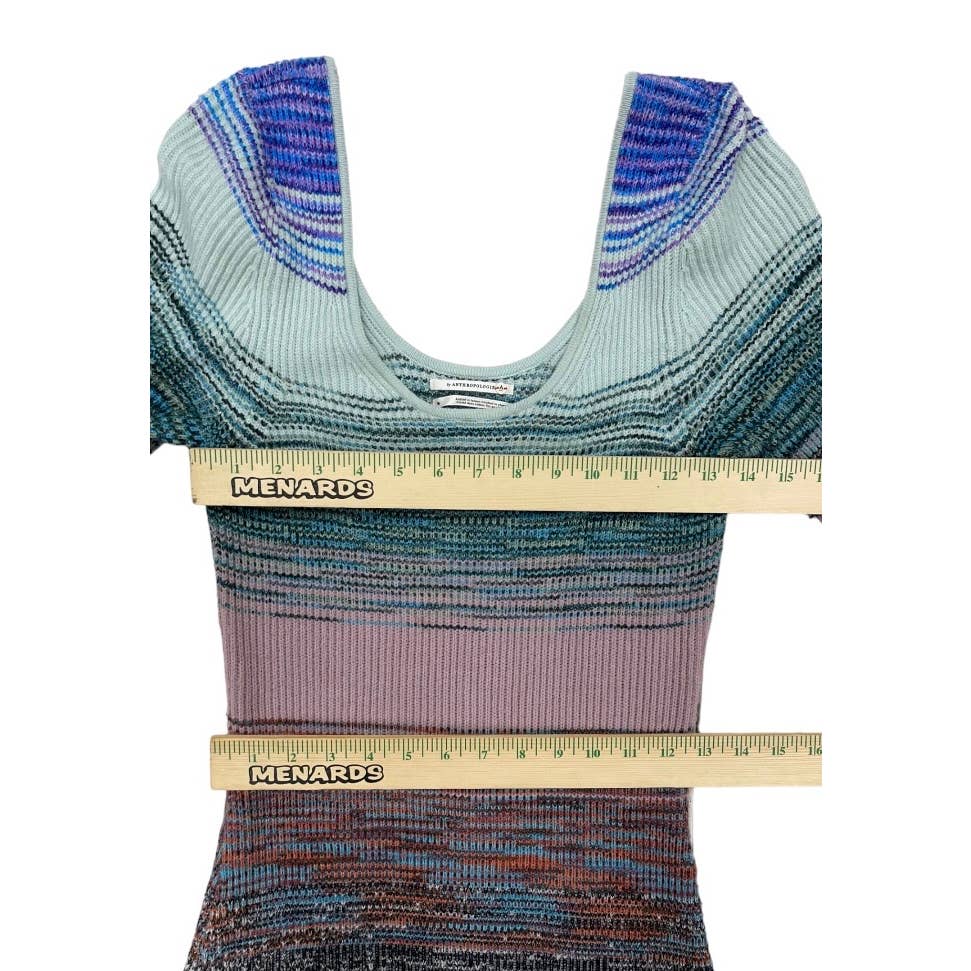 Anthropologie Space Dyed Knit Midi Dress Body Con Stretch Size Medium New - Premium from Anthropologie - Just $135.0! Shop now at Finds For You
