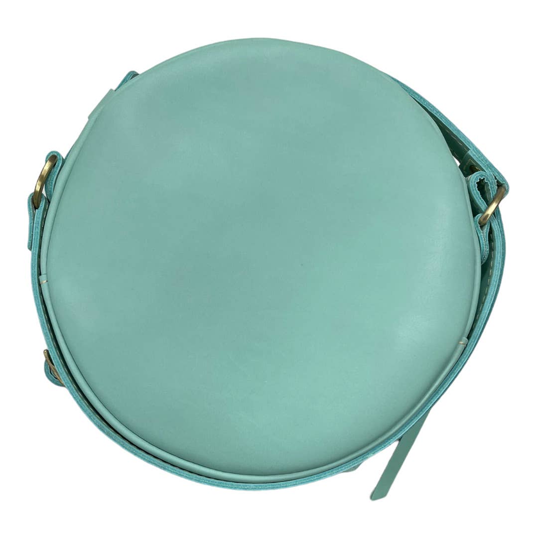 Portland Leather Goods Large Circle Crossbody Handbag Purse New Mint - Premium from Portland Leather Goods - Just $129.0! Shop now at Finds For You