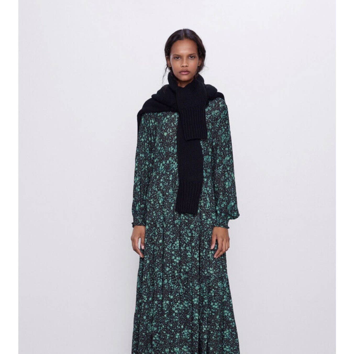 Zara The Angel Prairie Floral Midi Dress Blogger Favorite M - Premium from ZARA - Just $59.00! Shop now at Finds For You