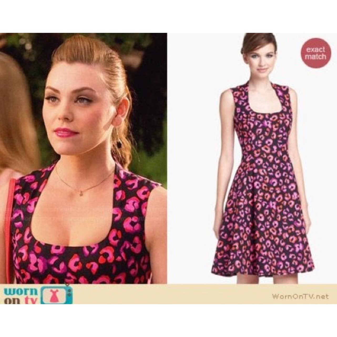 Kate Spade Kimi Fit Flare Animal Print Dress Size 6 As Seen on TV - Premium from Kate Spade - Just $139.0! Shop now at Finds For You