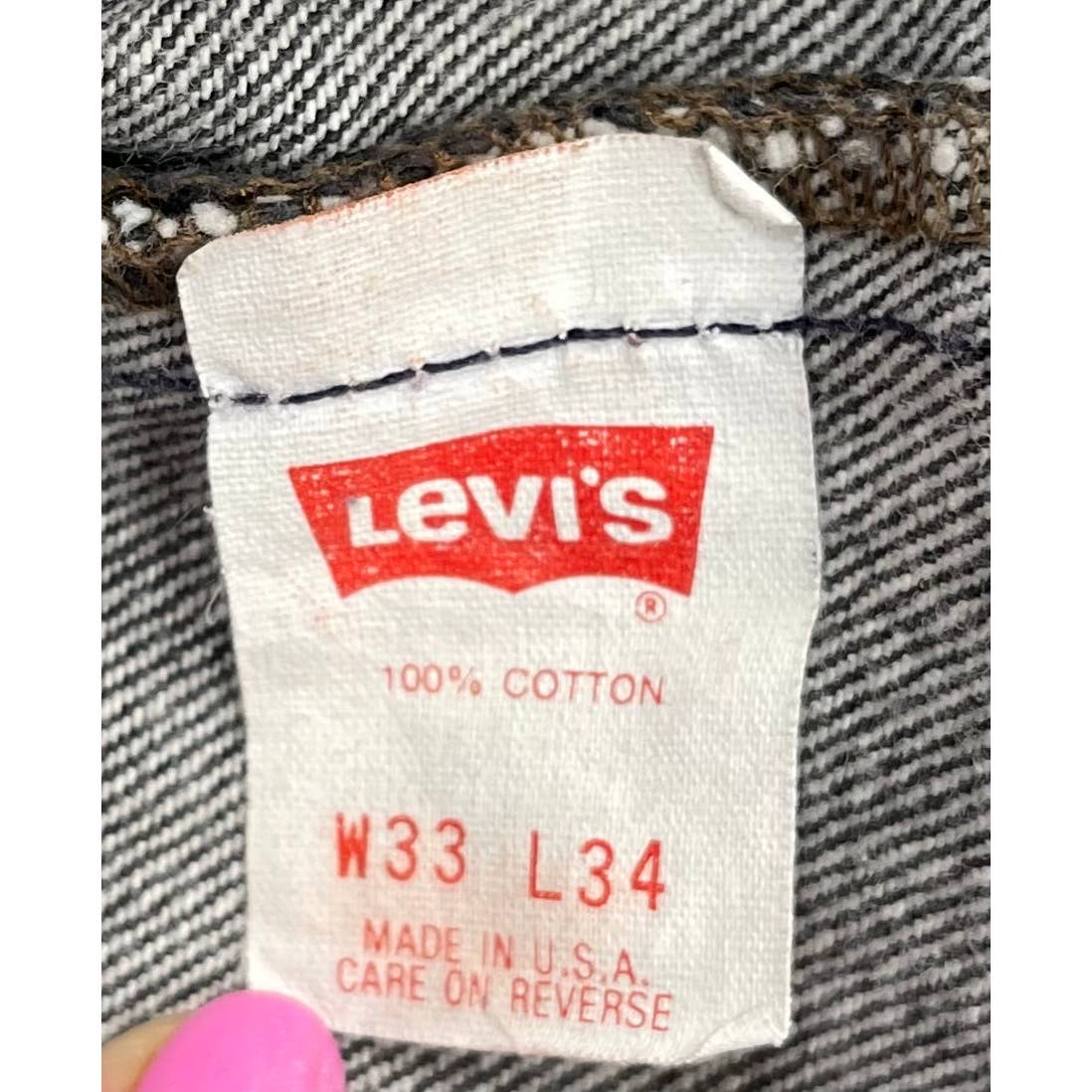 Urban Outfitters Vintage 80’s Levi’s Camo Embellished Jeans Size 33 - Premium from Levi's - Just $129.0! Shop now at Finds For You