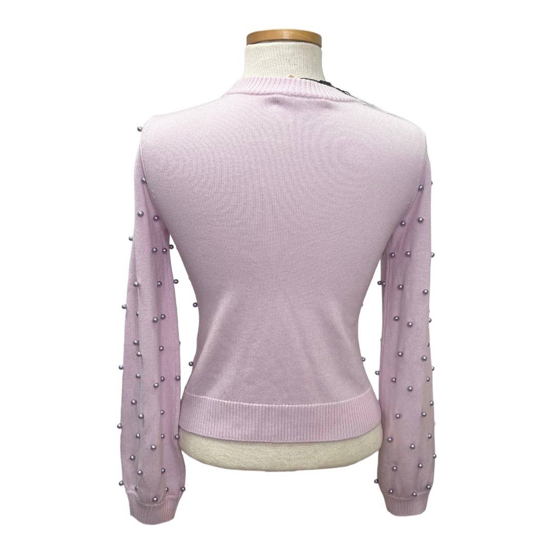 Milly Revolve Pearl Sweater Knit Crew Neck Wool Size P New - Premium from MILLY - Just $175.0! Shop now at Finds For You