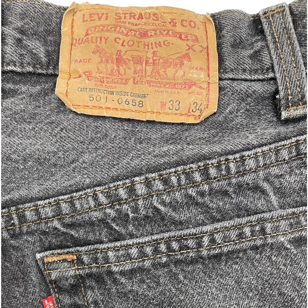 Urban Outfitters Vintage 80’s Levi’s Camo Embellished Jeans Size 33 - Premium from Levi's - Just $129.0! Shop now at Finds For You