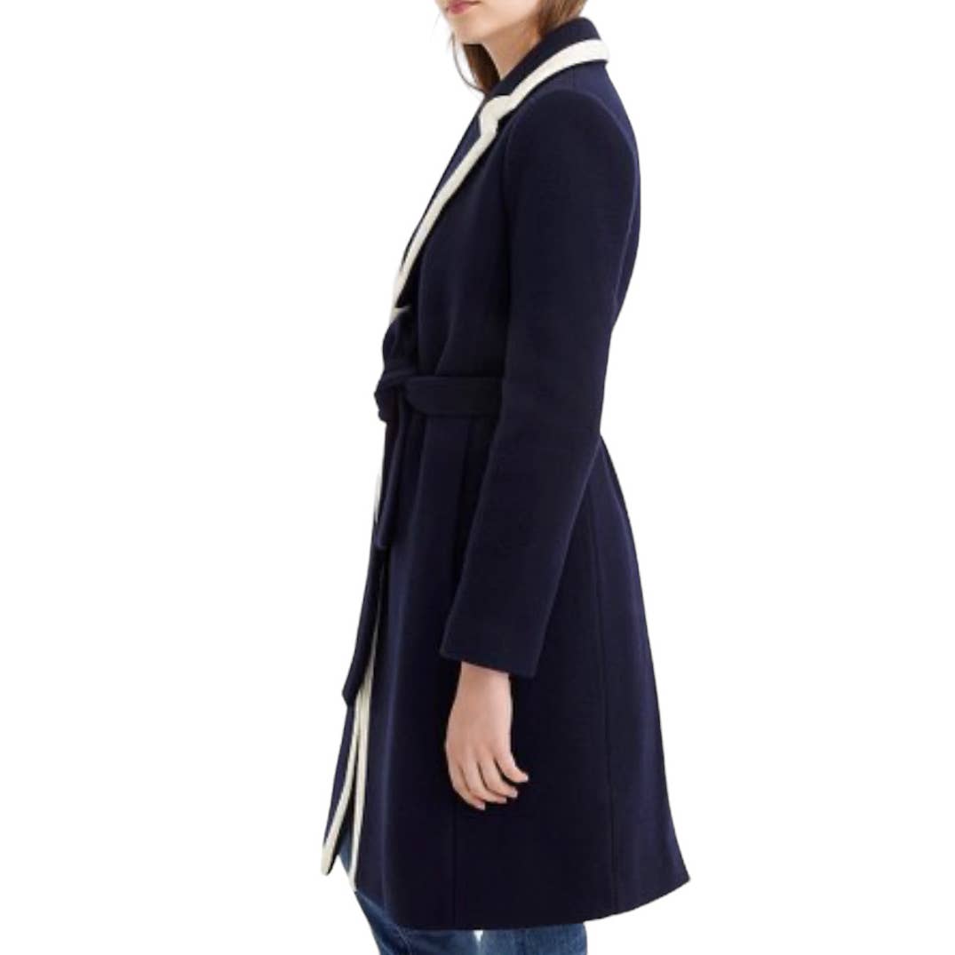 J Crew Meghan Markle Wrapped Tipped Wool Coat New w Tags 10 - Premium from J.CREW - Just $350.00! Shop now at Finds For You