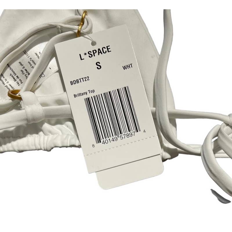 L*SPACE Brittany Beaded Bikini Top Luka Bikini Bottom Swimsuit Size S - Premium from L*SPACE - Just $79.00! Shop now at Finds For You