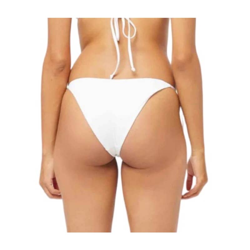 L*SPACE Set Swim Camellia Pointelle Ribbed Bikini Top Lennox Bottom New White S - Premium from L*SPACE - Just $119.0! Shop now at Finds For You