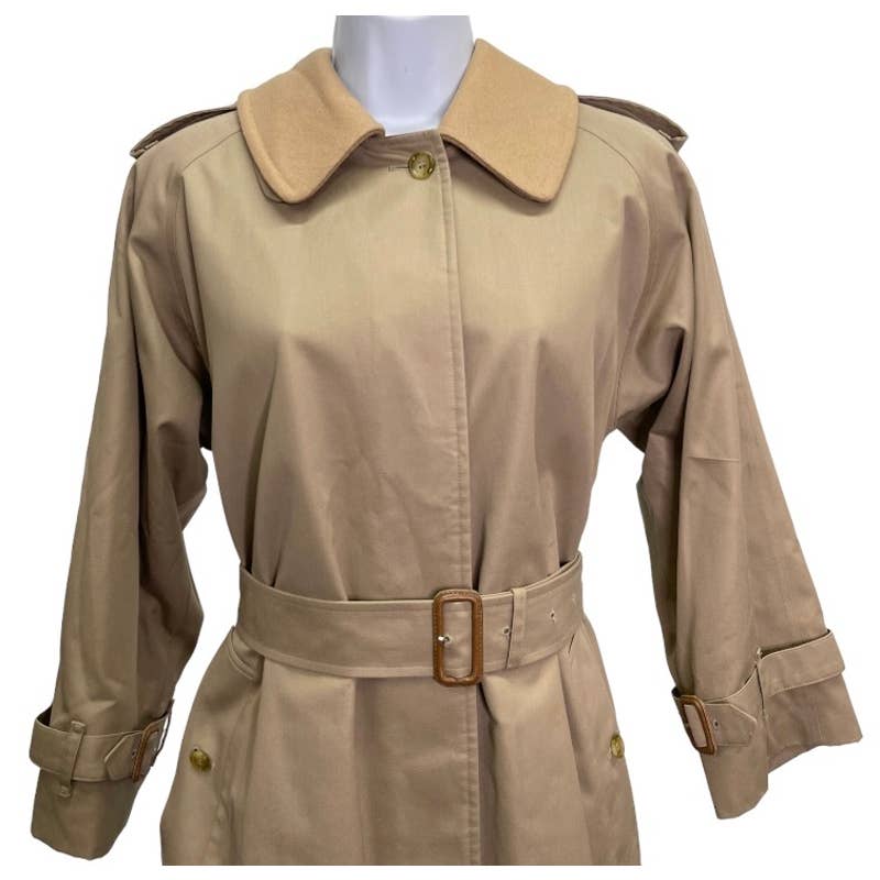 Vintage Burberry Nova Check w Wool Liner Trench Coat Jacket Size 8 Petite - Premium from Burberry London - Just $695.0! Shop now at Finds For You