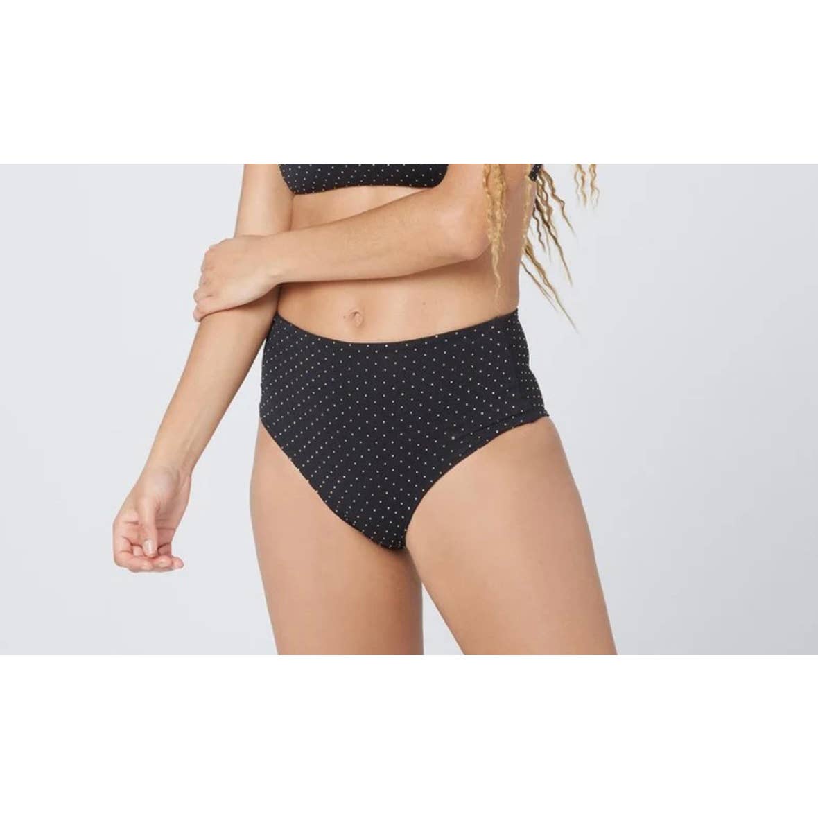 L*SPACE Set Kara Stydded Trisngle Bikini Top Portia High Waisted Bottom S New - Premium from L*SPACE - Just $119.00! Shop now at Finds For You