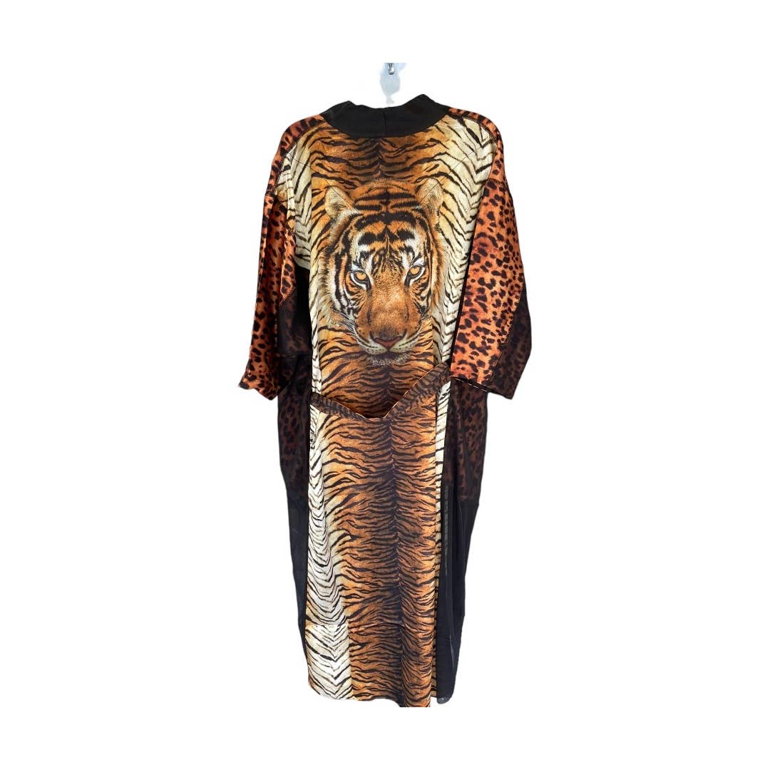 We are HAH Haht Eye of the Tiger Caftan Kimono Robe Size Small New - Premium from We are Hah - Just $119.0! Shop now at Finds For You