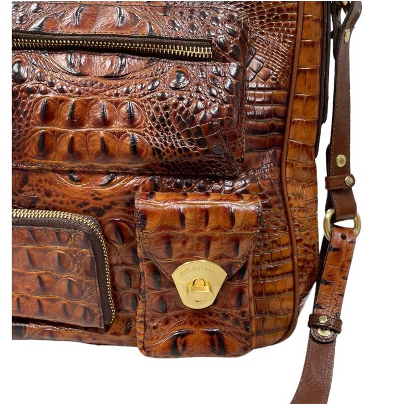 Brahmin Pecan Melbourne Large Crossbody Handbag Purse Leather New - Premium from Brahmin - Just $259.00! Shop now at Finds For You