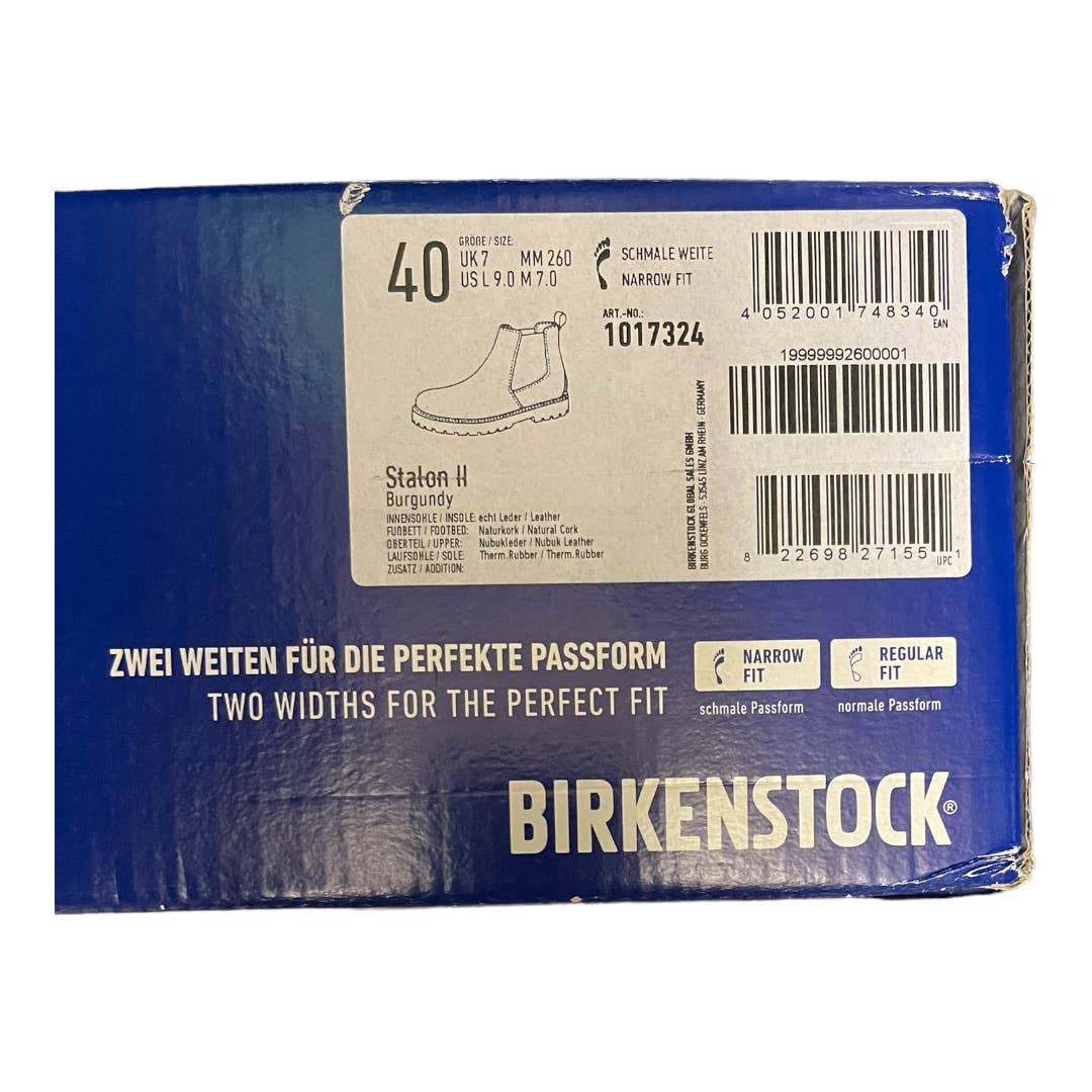 Birkenstock Stalon II Oiled Leather Chelsea Boots Size 40 9L Burgundy New - Premium  from Birkenstock - Just $209.0! Shop now at Finds For You
