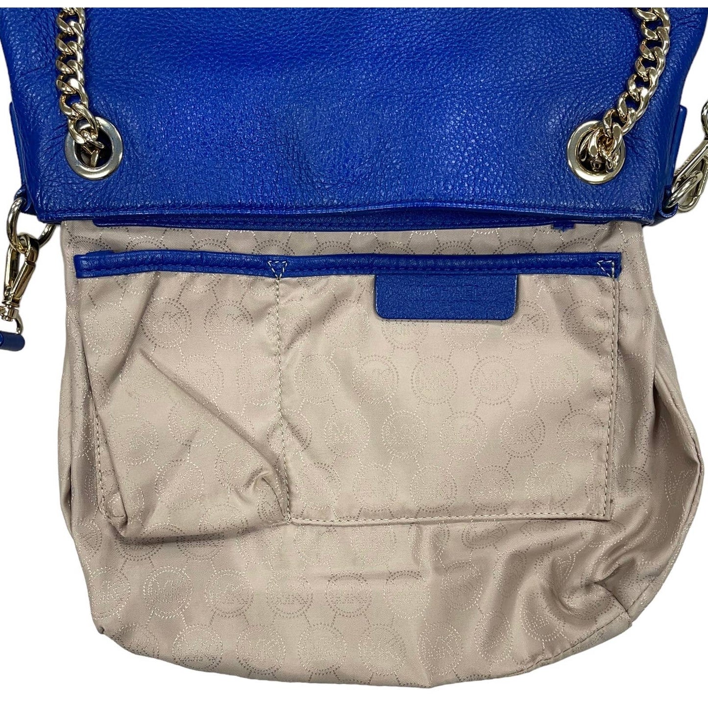 Michael Kors Jet Set Leather Handbag Purse Bag Convertible Blue - Premium from Michael Kors - Just $79.00! Shop now at Finds For You