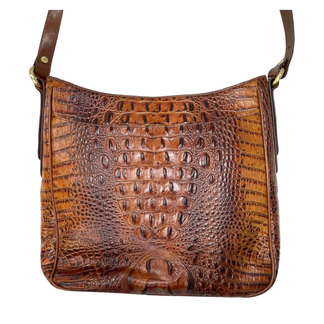 Brahmin Pecan Melbourne Large Crossbody Handbag Purse Leather New - Premium from Brahmin - Just $259.00! Shop now at Finds For You
