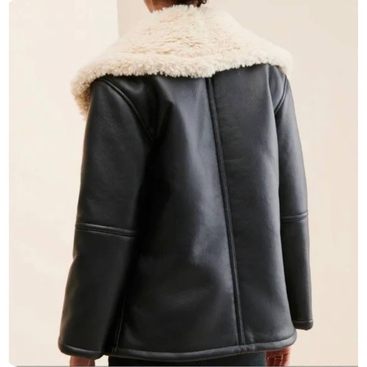 Free People Winnie Vegan Car Coat Jacket Size M Black - Premium  from Free People - Just $229.0! Shop now at Finds For You