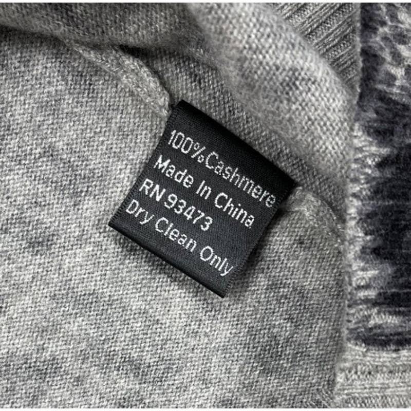 Pure Amici 100% Cashmere Leopard Print Knit Cardigan M New Gray - Premium from Pure Amici - Just $99.0! Shop now at Finds For You