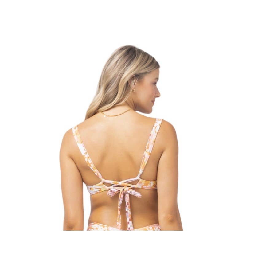 L*SPACE Camellia What in Carnation D Cup Bikini Top High Waisted Ruched Bottom M - Premium from L*SPACE - Just $89.0! Shop now at Finds For You