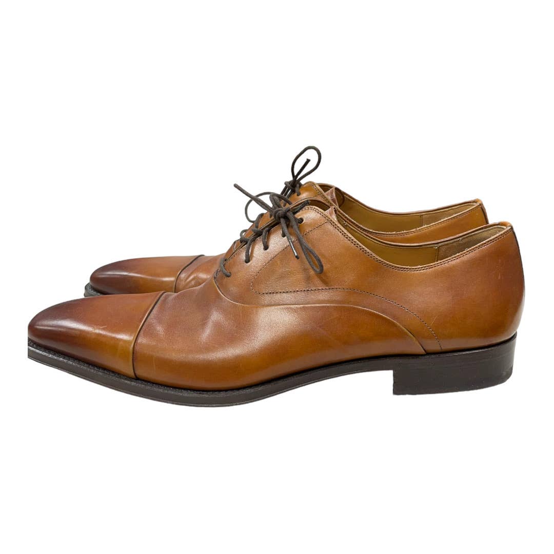 Magnanni Saffron Cuero Lace Up Oxfords Shoes Leather Size 12 Brown - Premium from Magnanni - Just $149.00! Shop now at Finds For You