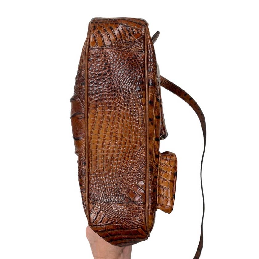 Brahmin Pecan Melbourne Large Crossbody Handbag Purse Leather New - Premium from Brahmin - Just $259.00! Shop now at Finds For You