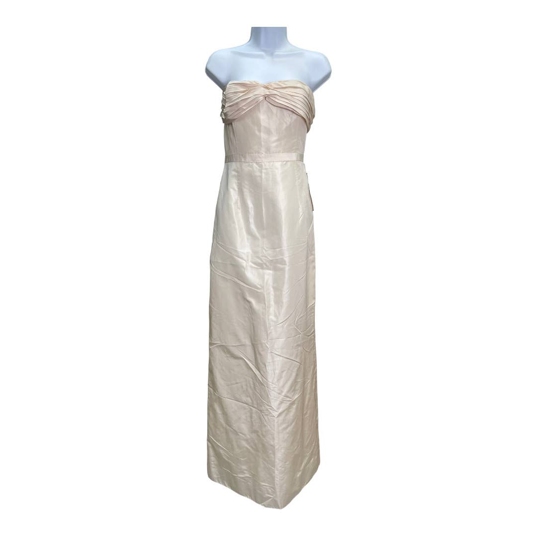 J Crew Strapless Silk Taffeta Pleated Wedding Dress Size 6 New Ivory - Premium from J. Crew - Just $299.0! Shop now at Finds For You
