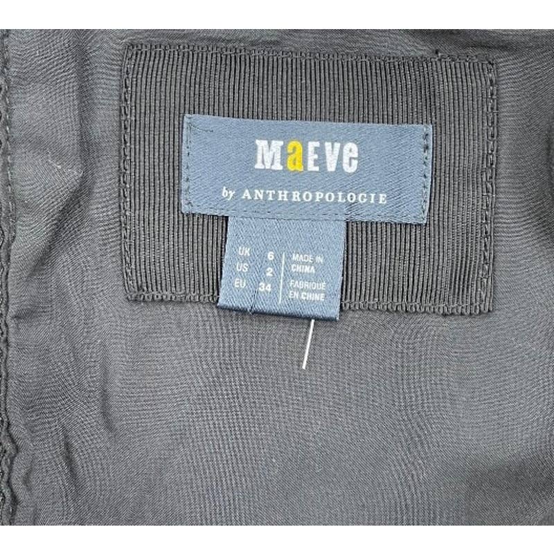 Anthropologie Maeve Faux Corset Dress Size 2 Black New - Premium from Anthropologie - Just $99.00! Shop now at Finds For You