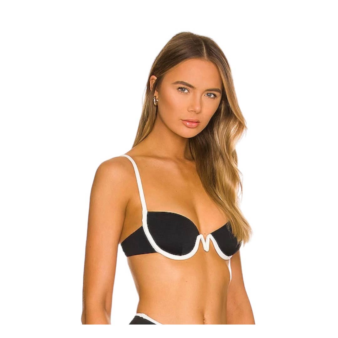 L*SPACE Revolve Set Nico Underwire Bikini Top Estella Bikini Bottom M New - Premium from L*SPACE - Just $119.0! Shop now at Finds For You