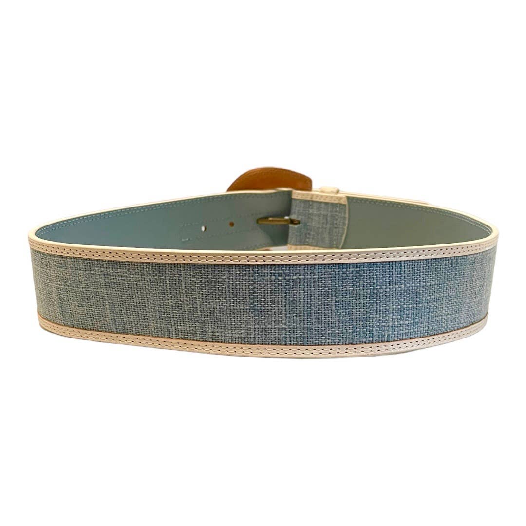 Anthropologie Colorblock Woven Leather Belt Size Medium - Premium from Anthropologie - Just $65.0! Shop now at Finds For You