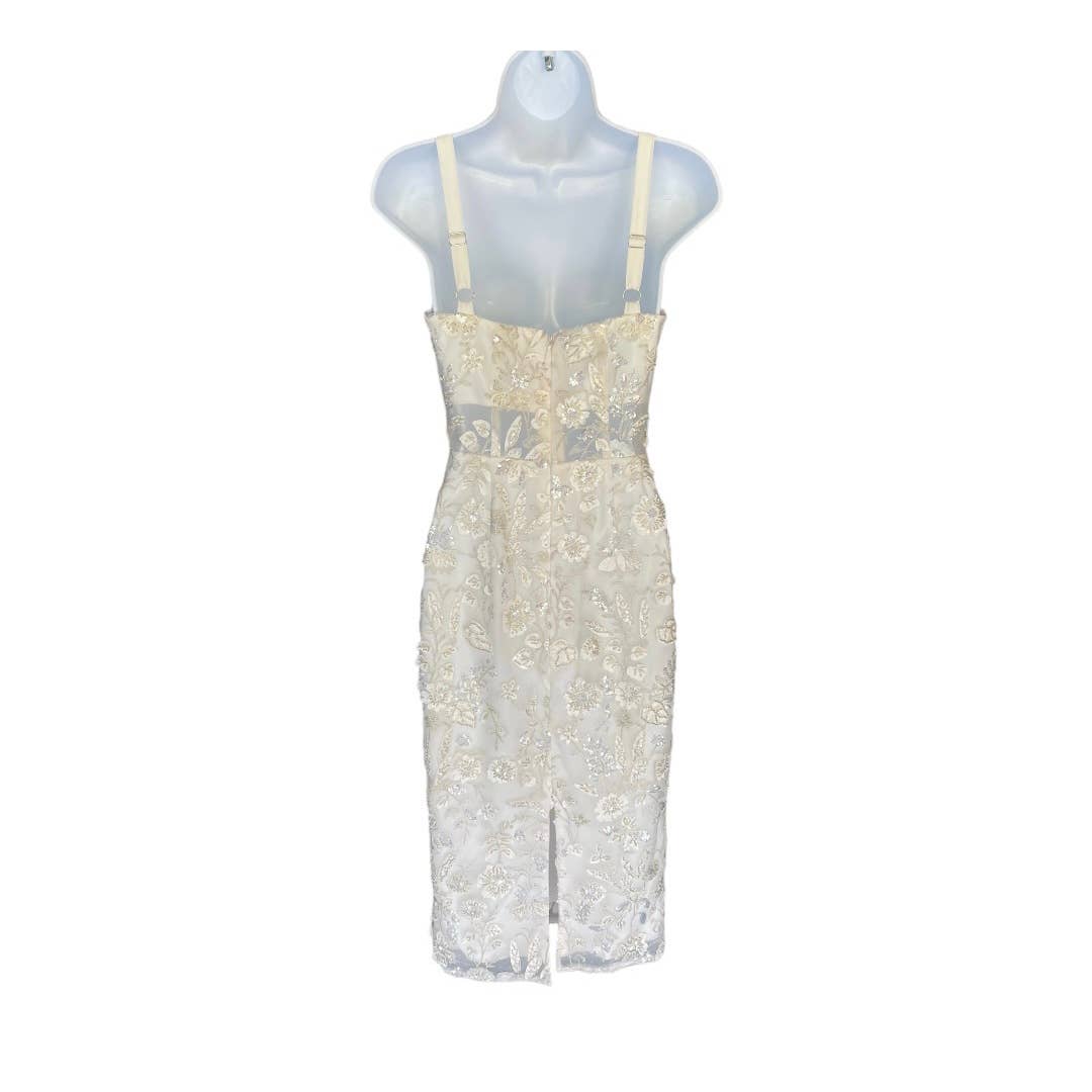 Dress The Population Willow Beaded Lace Midi Dress Size S New - Premium from Dress The Population - Just $229! Shop now at Finds For You