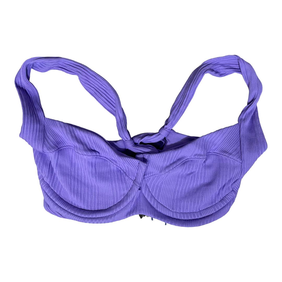 L*SPACE Revolve Set Camellia Pointelle Bikini Top Desi Bottom Swim XS Amethyst - Premium from L*SPACE - Just $119.0! Shop now at Finds For You