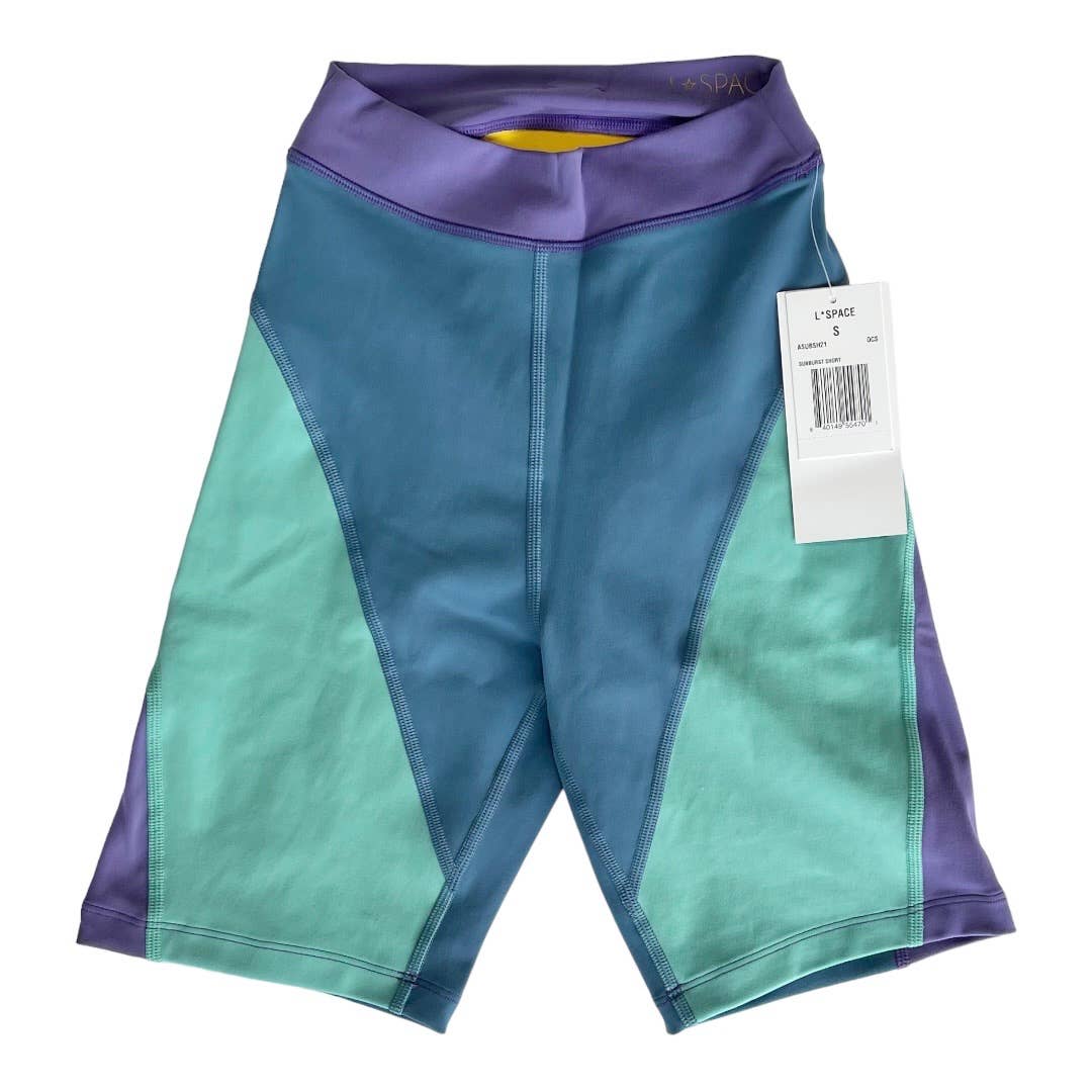 L’Space Sunburst Sports Bike Shorts Size S New - Premium from L’Space - Just $59.0! Shop now at Finds For You