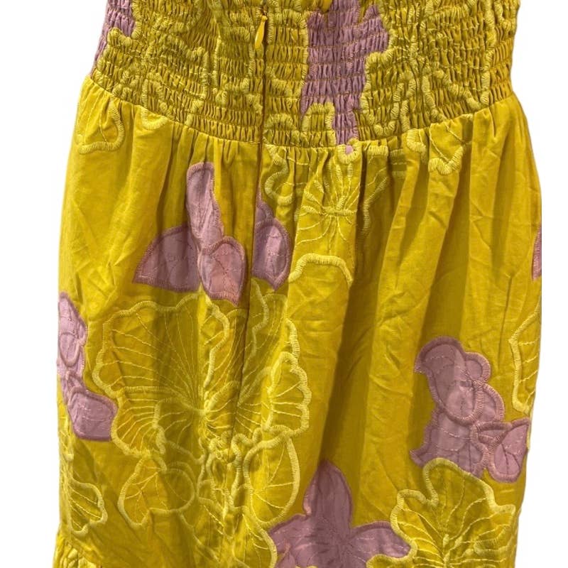 Dress The Population Yellow Pink Floral Halter Dress Size Small New - Premium from Dress The Population - Just $139.0! Shop now at Finds For You