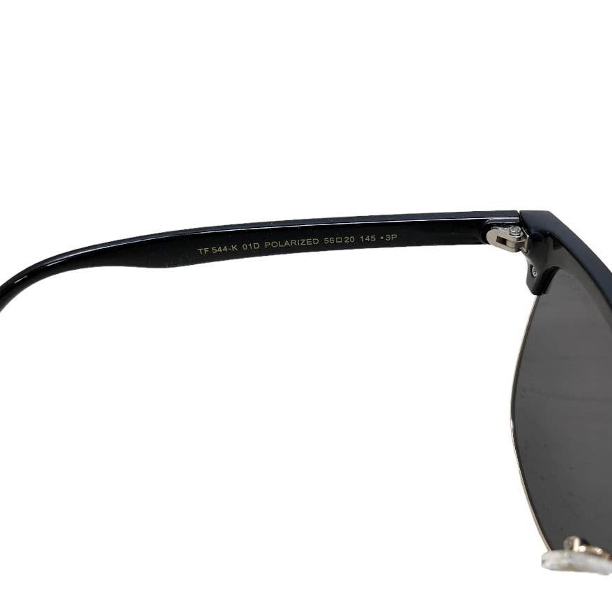 Tom Ford Half Rim Metal Acetate Sunglasses TF544-K 01D 56 20 145 New - Premium from Tom Ford - Just $279.0! Shop now at Finds For You