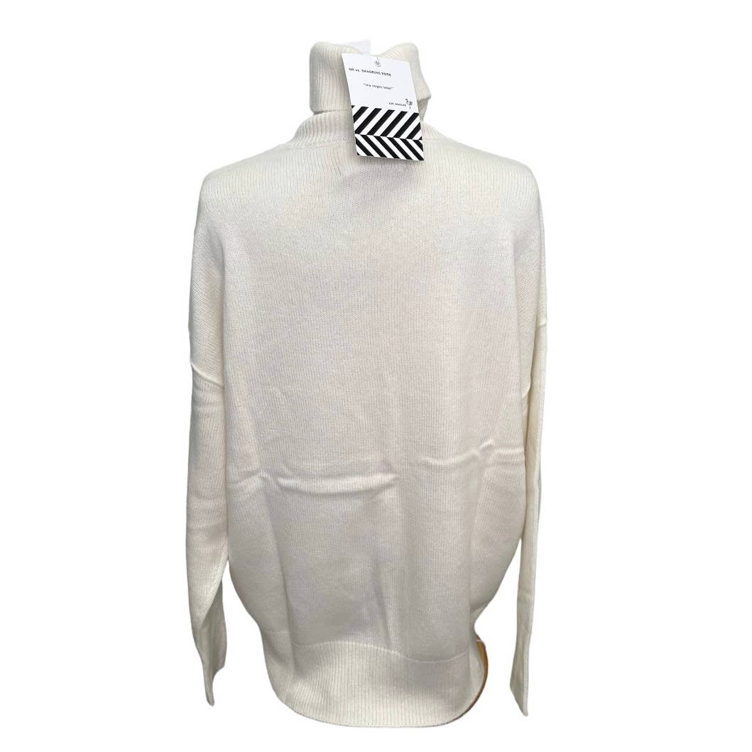 Free People x Sandrine Rose Wool Cashmere Knit Turtleneck Sweater M New - Premium from Free People - Just $79.00! Shop now at Finds For You