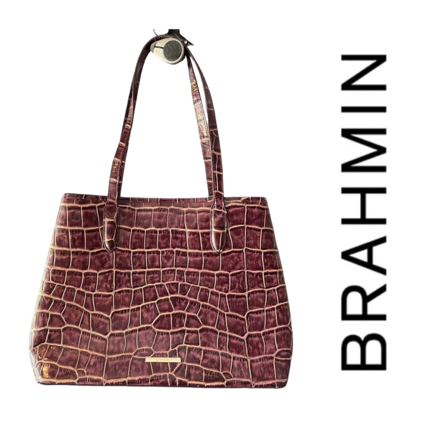 Brahmin Medium Julian Tote Handbag Purse Port Volition New - Premium from Brahmin - Just $259.0! Shop now at Finds For You