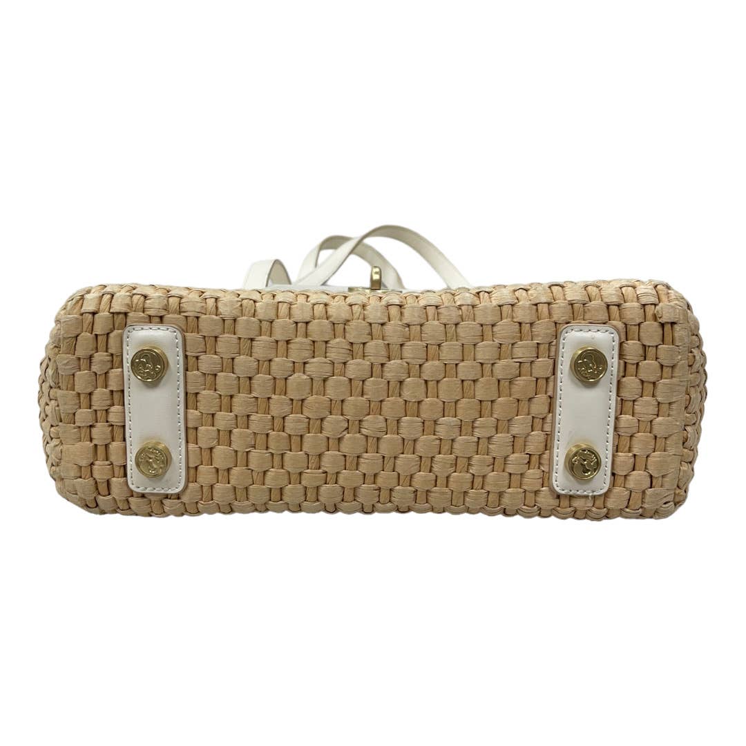 Spartina 446 Bamboo Moon Layla Woven Leather Shoulder Bag Handbag - Premium from Spartina 449 - Just $189.00! Shop now at Finds For You