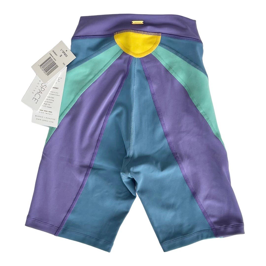 L’Space Sunburst Sports Bike Shorts Size S New - Premium from L’Space - Just $59.0! Shop now at Finds For You