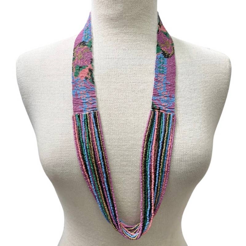 Anthropologie Sead Beaded Boho Waterfall Statement Necklace - Premium from Anthropologie - Just $119.0! Shop now at Finds For You