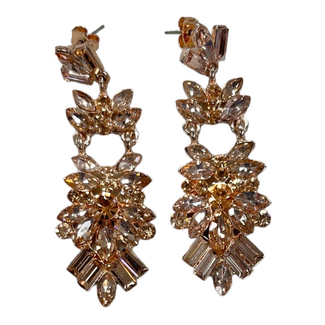Anthropologie Pop Crystal Drop Earrings Pink New - Premium from Anthropologie - Just $68.0! Shop now at Finds For You