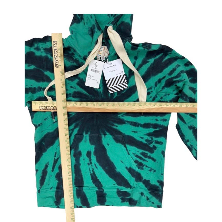 Free People x Sandrine Rose Tie Dye Oversized Hoodie Size Medium Black Green - Premium from Free People - Just $68.0! Shop now at Finds For You