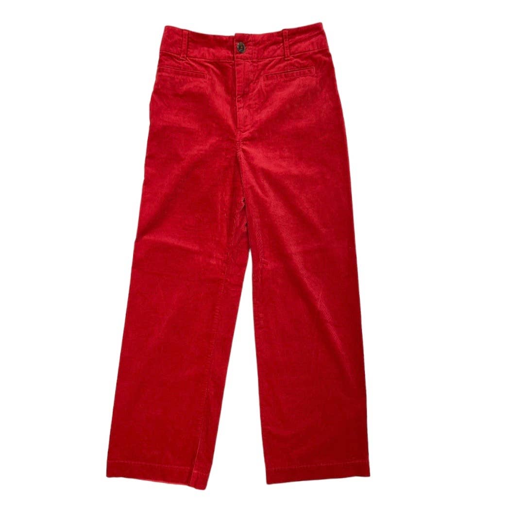 Anthropologie Maeve Colette Corduroy Pants Size 29 Red New - Premium from Anthropologie - Just $145.0! Shop now at Finds For You