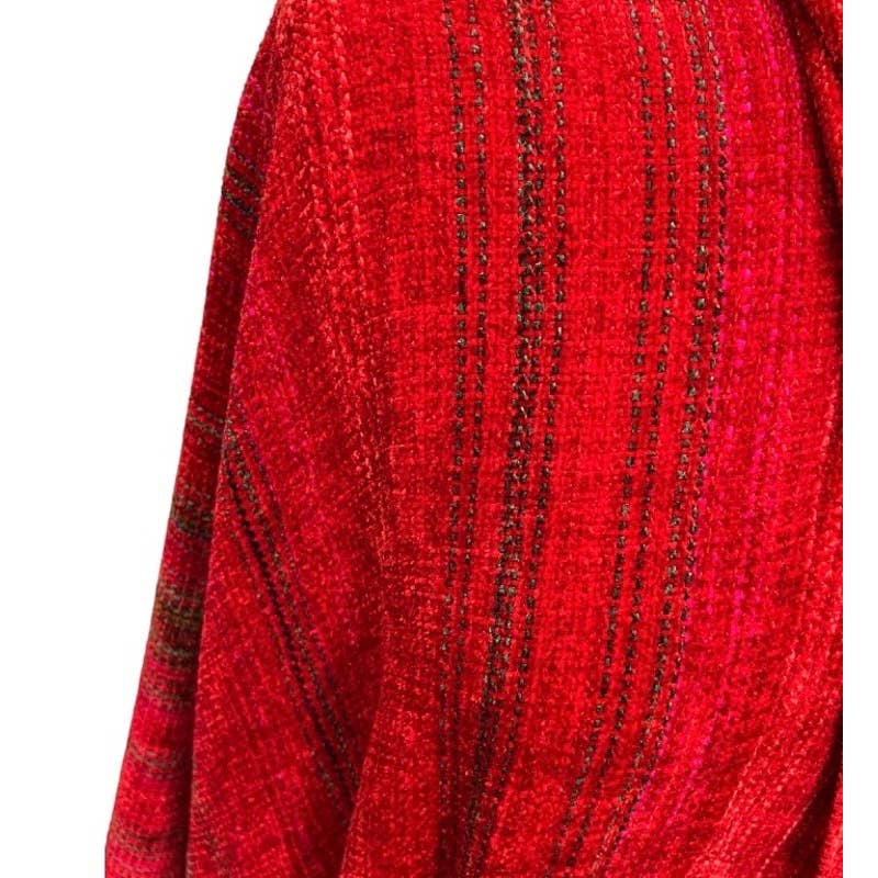 Lore Wills Handwoven Oversized Fringe Chenille Shawl New Mexico Artisan New - Premium from Lorne Wills - Just $126.0! Shop now at Finds For You